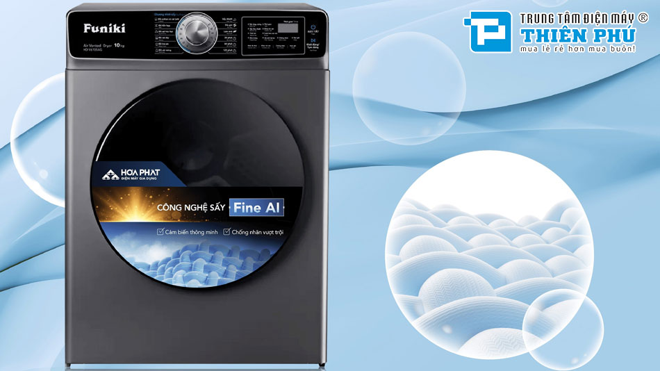 Máy Sấy Quần Áo Funiki 10Kg HD V6100AG