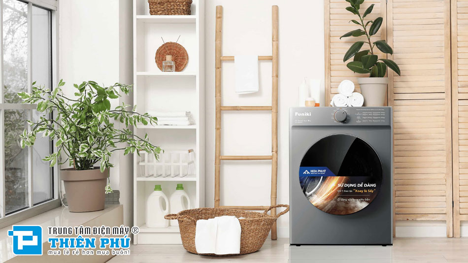 Máy Sấy Quần Áo Funiki 8Kg HD V680AG