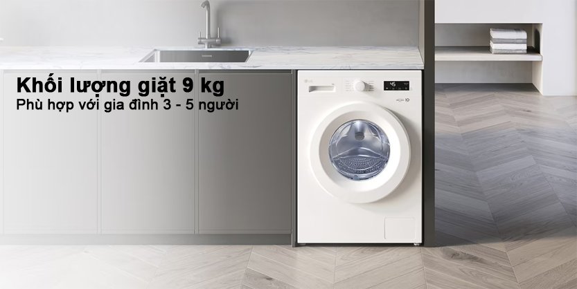 TOP 5 máy giặt LG inverter 9kg được ưa chuộng nhất 2025 – Giặt sạch, tiết kiệm, bền bỉ