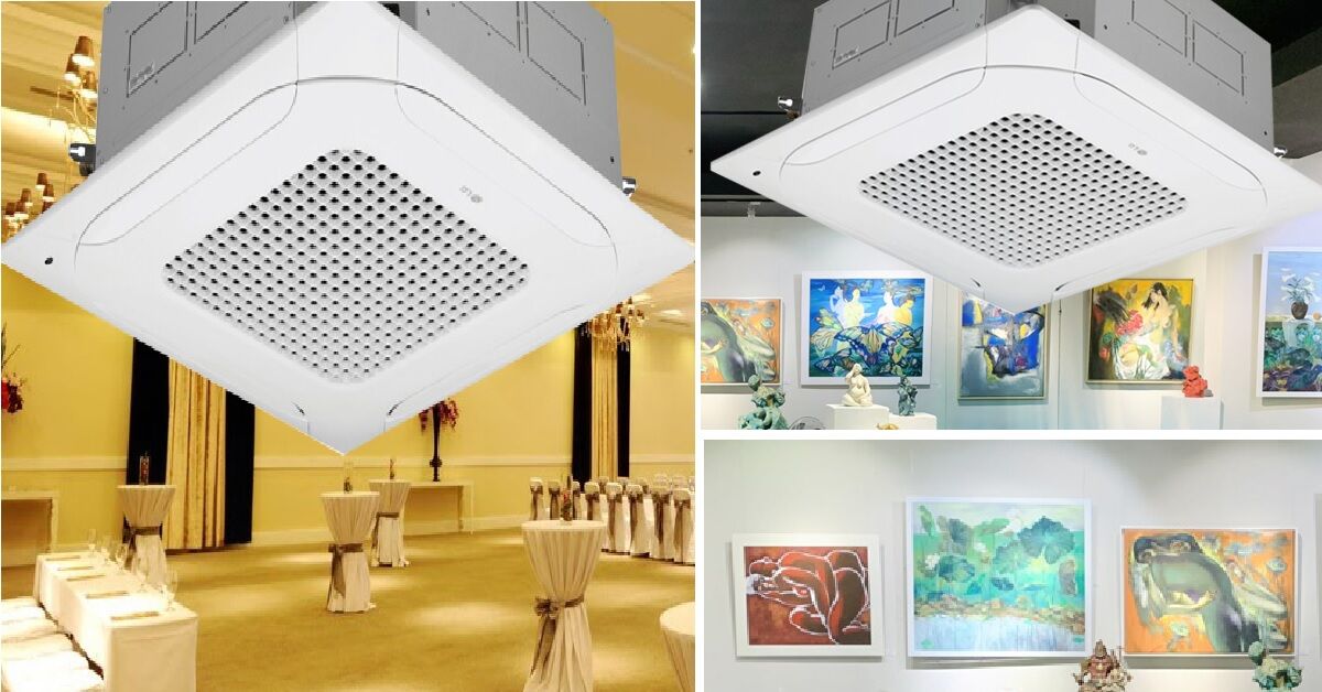 Điều hòa âm trần LG 1 chiều inverter ZTNQ48GYLA0/ZUAD1 – Mát mẻ mọi góc nhìn với công nghệ 360 độ