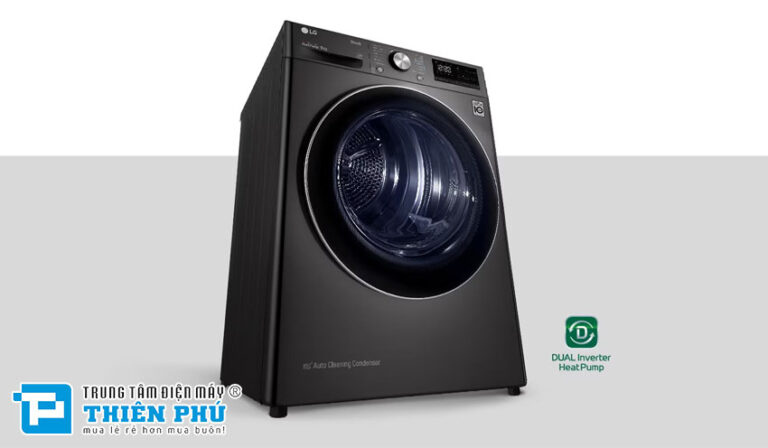 Máy sấy quần áo LG bơm nhiệt 10,5kg DVHP50B hiện đại và tinh tế trong từng đường nét