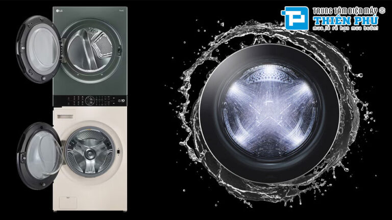 5 điểm đặc biệt của tháp giặt sấy LG WT2517NHEG chinh phục người tiêu dùng