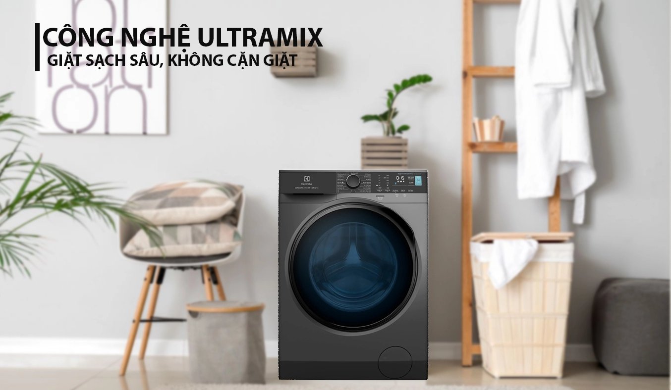 Máy giặt Electrolux 10Kg EWF1043R7SC – Giải pháp chăm quần áo thông minh cho gia đình Việt