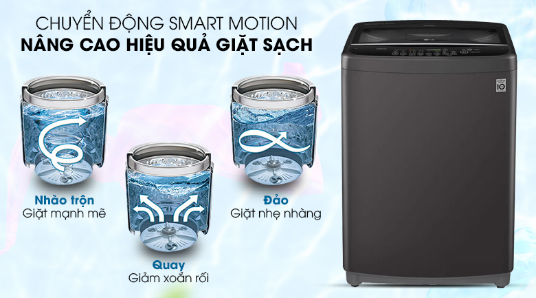 Vì sao máy giặt LG cửa trên T2350VSAB được ưa chuộng hơn cả máy giặt cửa ngang?