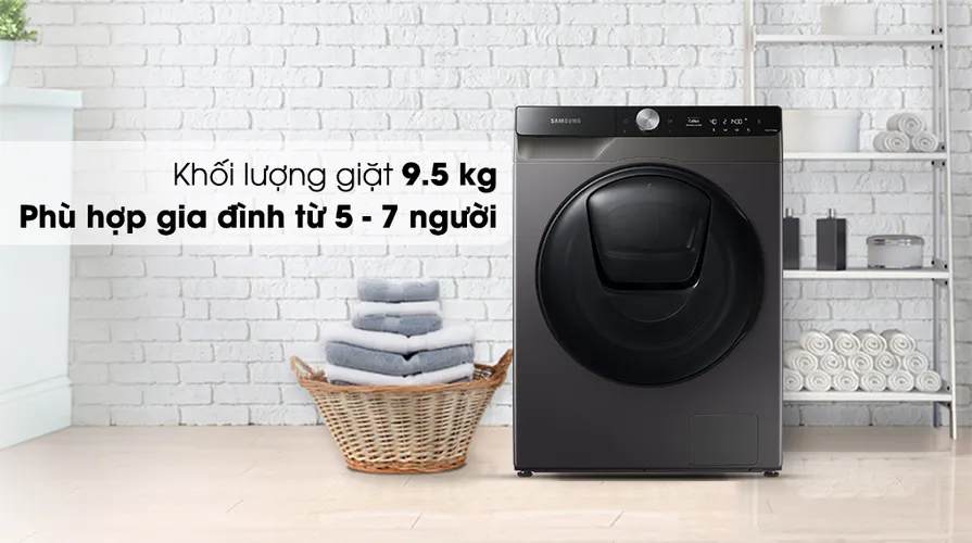 TOP 3 máy giặt Samsung cửa trước nổi bật 2025 – Giặt sạch, vận hành êm, sấy khô siêu tốc