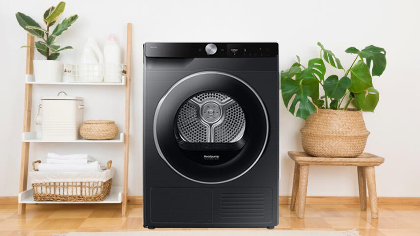 Máy sấy quần áo Samsung bơm nhiệt DV90T6240LB/SV trải nghiệm hiện đại và tinh tế