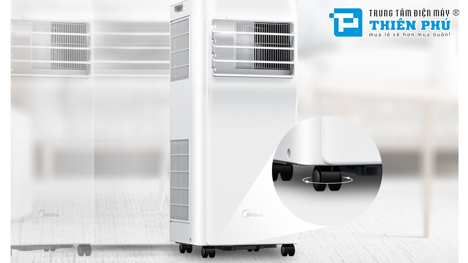 Điều Hòa Di Dộng Midea 9000Btu 1 Chiều MPPA-09CRN7