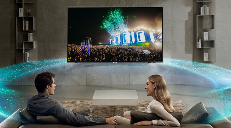 Smart Tivi Samsung 75 inch QA75Q8F5AKXXV - Thiết kế AirSlim mỏng nhẹ, công nghệ AI đột phá