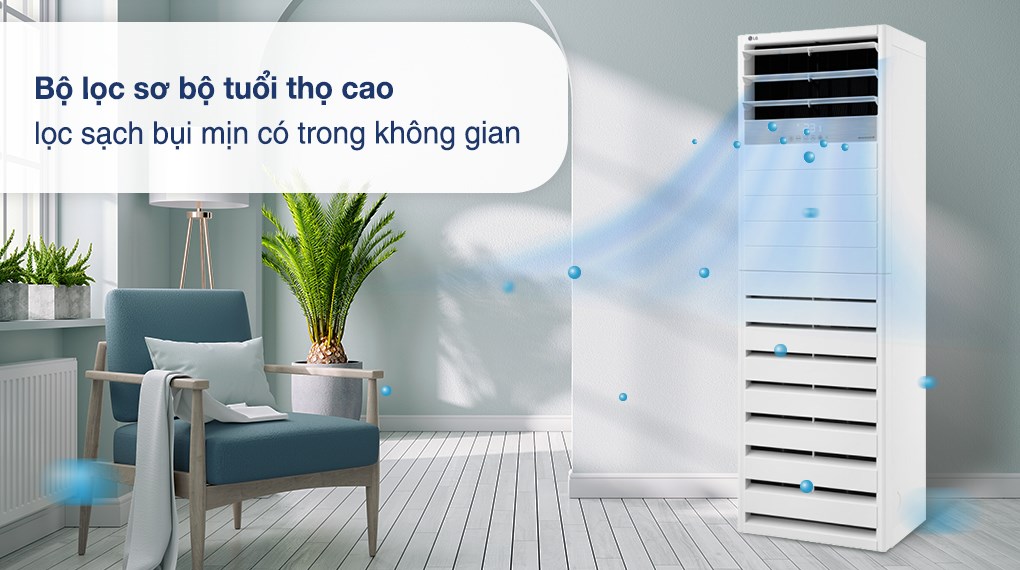 Điều hòa cây Panasonic inverter S-48PB3H5/U-48PSB3H5 làm mát nhanh, tiết kiệm 50% điện