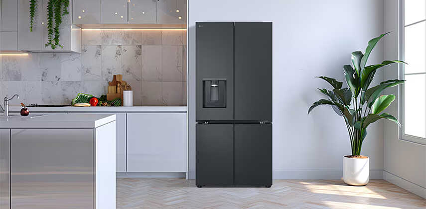 Tủ lạnh LG LFD58BLMA nhiều ưu điểm, phù hợp cho gia đình trên 5 người