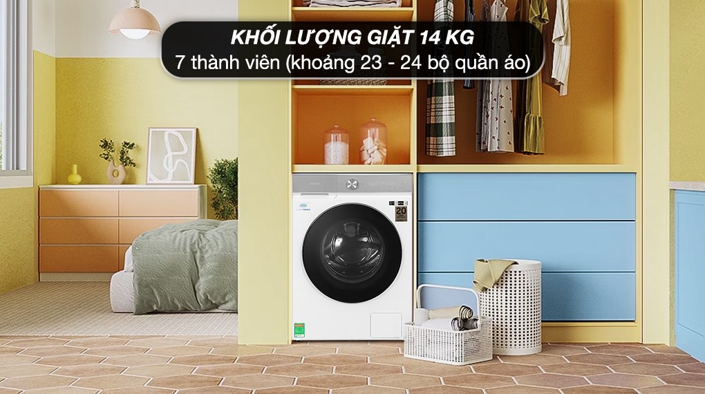 7 Lý do máy giặt samsung 14kg WW14BB944DGH/SV thuyết phục người dùng 