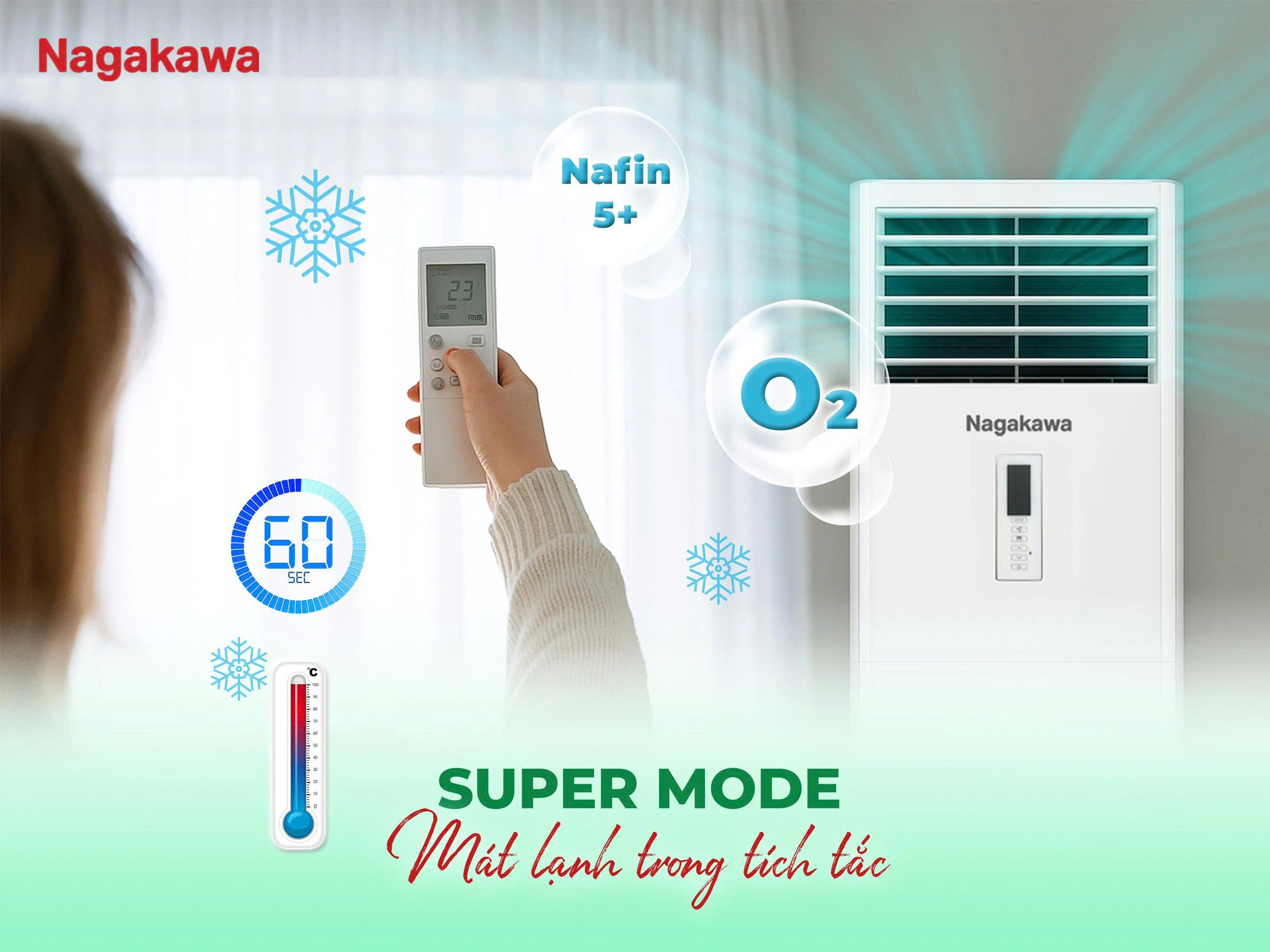 Khám phá điều hòa cây Nagakawa 1 chiều NP-C50R1K58 – Mạnh mẽ, êm ái và hiện đại