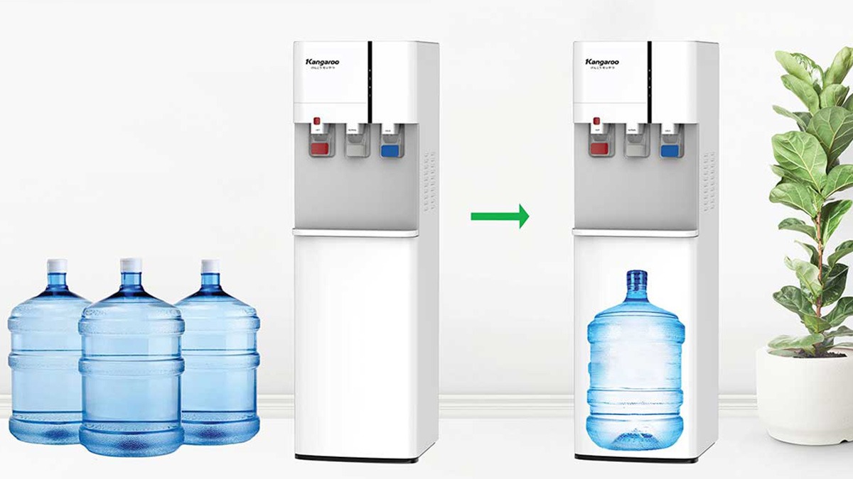 Đánh giá công nghệ làm lạnh và hiệu suất hoạt động của cây nước nóng lạnh Kangaroo 3 vòi KG59A3