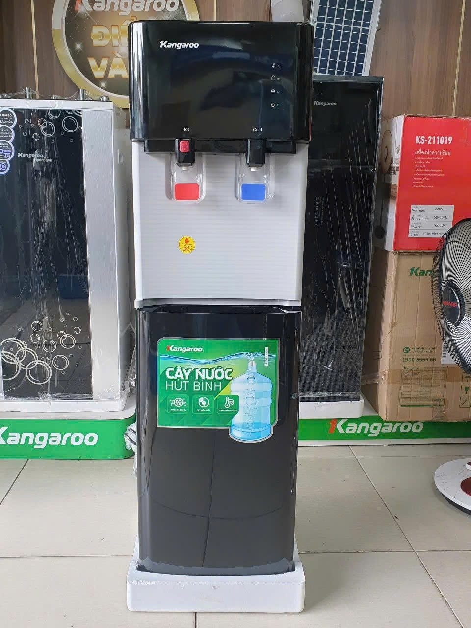 Cây nước nóng lạnh Kangaroo 3 vòi KG64A3 hiệu năng vượt trội, thiết kế hiện đại cho mọi không gian