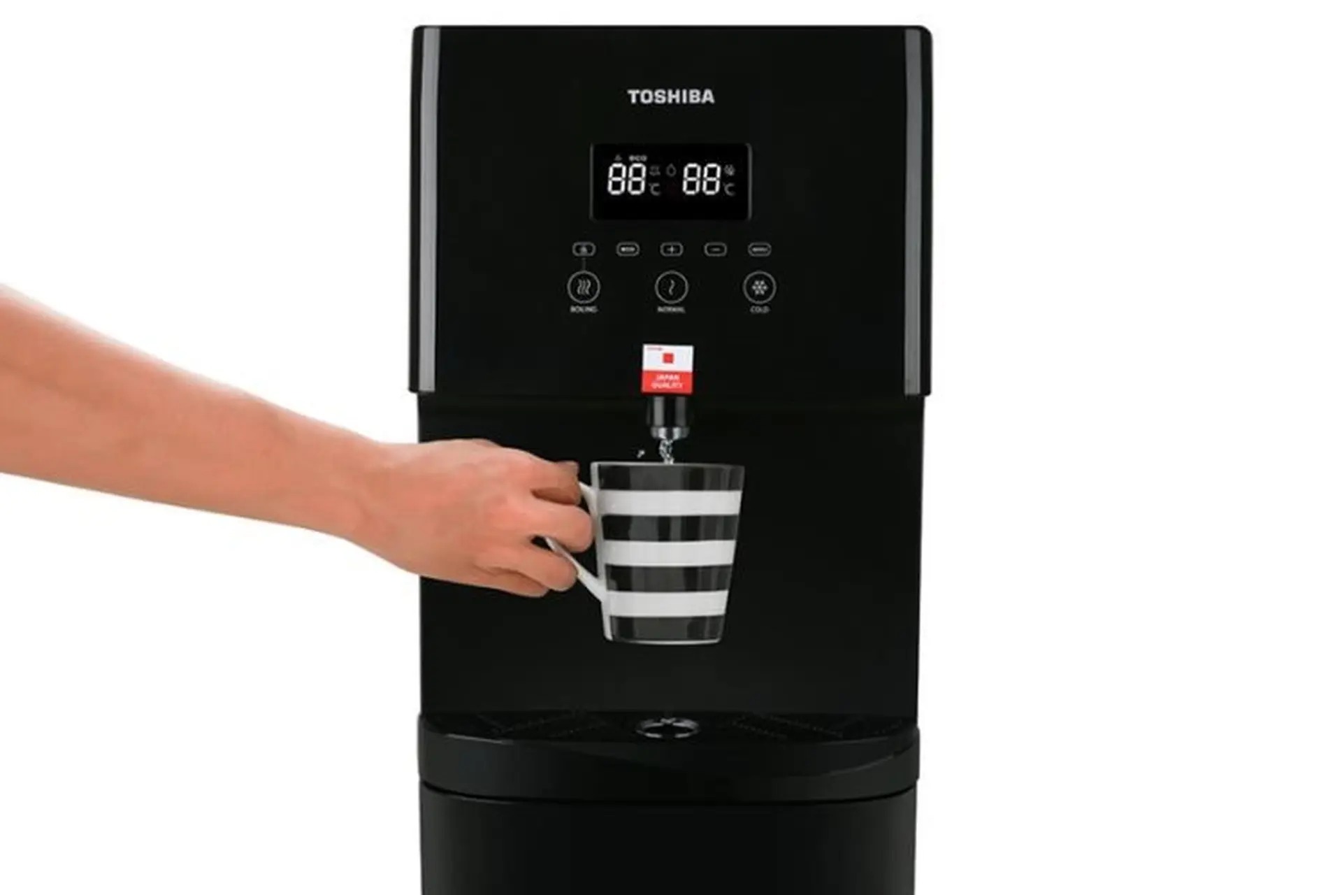 Cây nước nóng lạnh Toshiba 1 vòi RWF-W1830BV (K) tích hợp công nghệ đỉnh cao, phục vụ cuộc sống thực tế