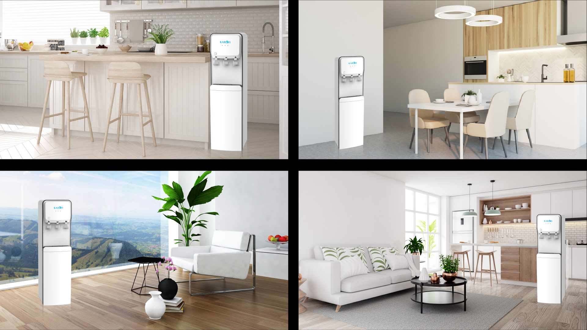 Cây nước nóng lạnh Karofi 3 vòi HC18 sự kết hợp hoàn hảo giữa hiệu năng vượt trội và thiết kế hiện đại
