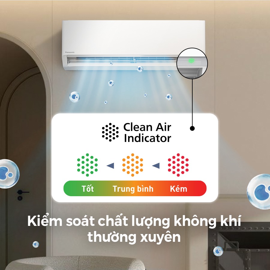 Điều hòa Panasonic CS-XZ18BKH-8, không chỉ làm mát mà còn chăm sóc sức khỏe cả nhà
