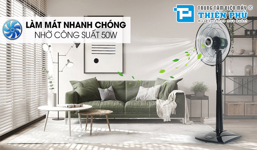 Quạt Cây Sharp PJ-S40RV-DG Có Điều Khiển