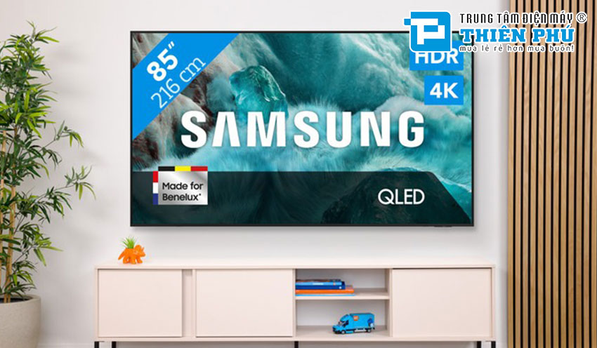 Tivi Samsung QLED 85 inch 4K QA85Q7FA, lựa chọn cho ai yêu thích tivi màn hình lớn mà rẻ