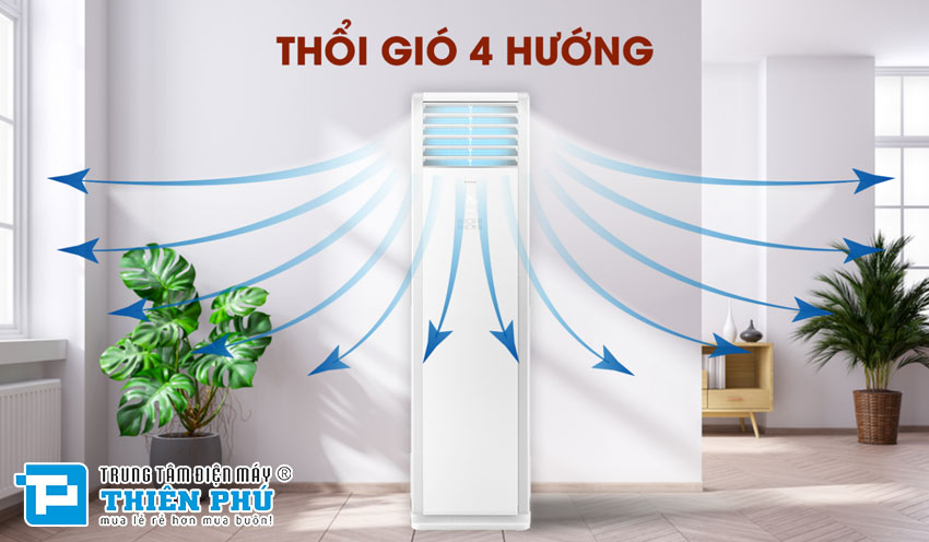 Điều hòa cây Gree 30000btu GVC30AMXH-K6NNC7B làm mát nhanh gấp 5 lần, giải nhiệt tức thì mọi không gian