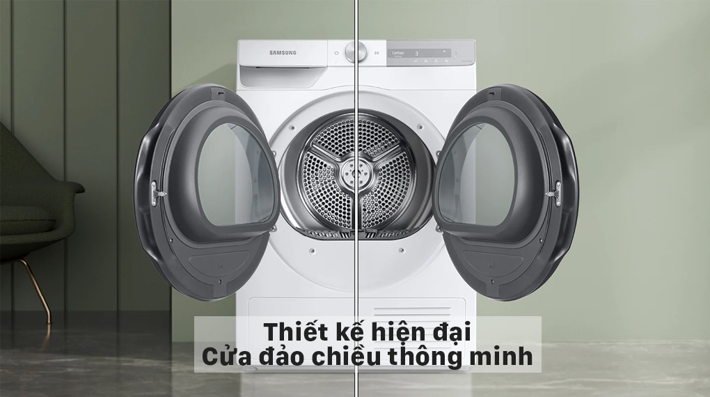 Vì sao máy sấy quần áo samsung Heatpump 9Kg DV90TA240AE/SV được nhiều gia đình Việt ưa chuộng 