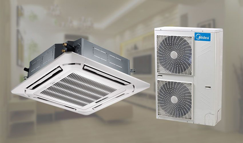 Điều hòa âm trần Midea giá rẻ MCD1-50CRDN8-R – Công nghệ Quattro, làm lạnh siêu tốc