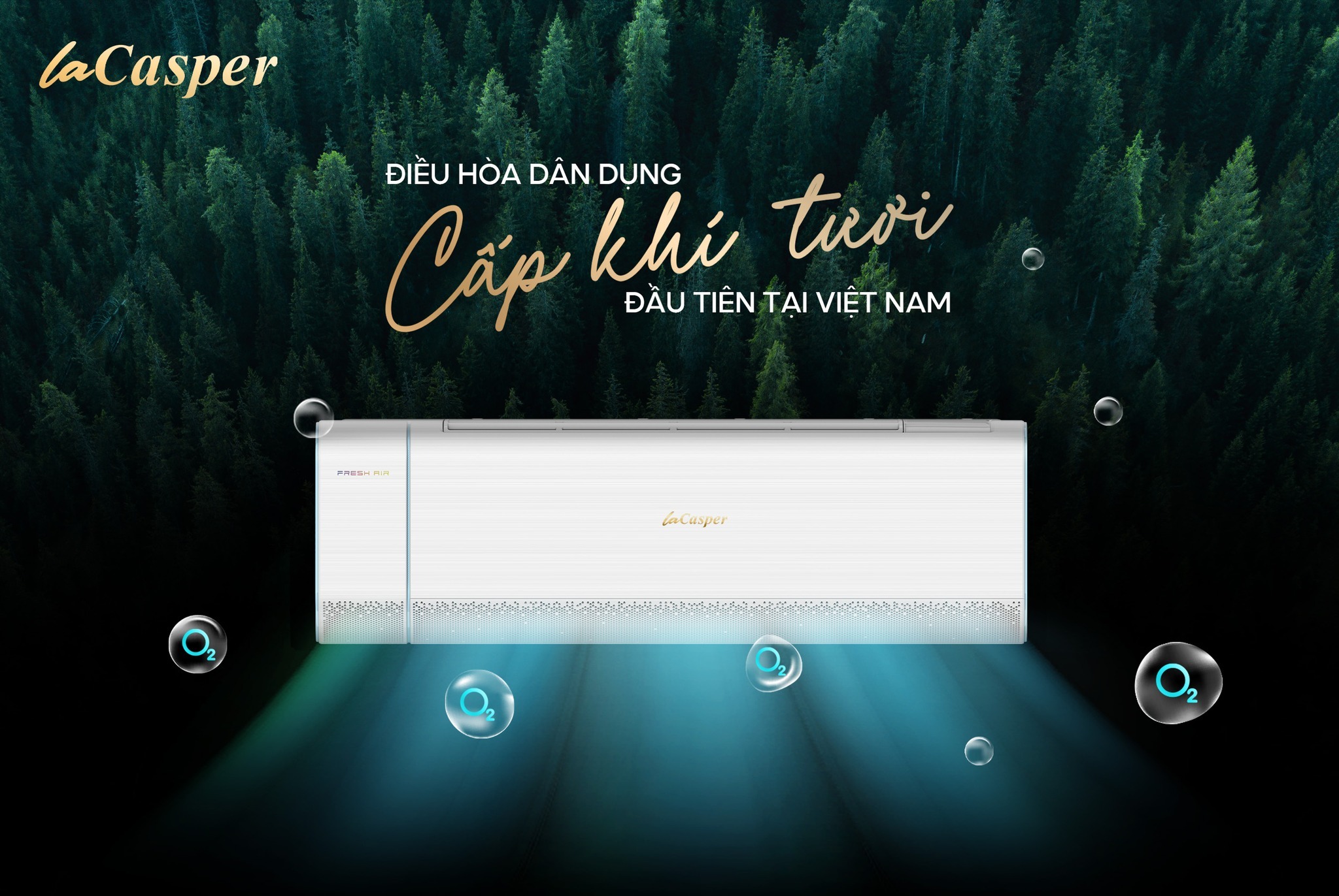 Điều hòa Casper inverter XH-09IF35, điều hòa cấp khí tươi đang giảm giá cực sâu