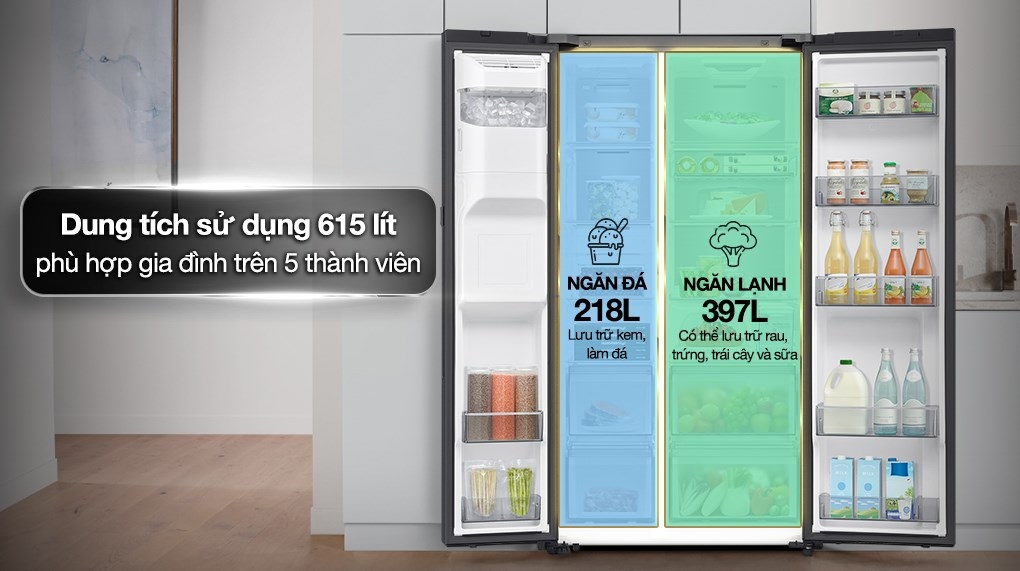 Lý do khiến tủ lạnh Samsung 2 cánh RS90F65D2FSV nhận được nhiều quan tâm
