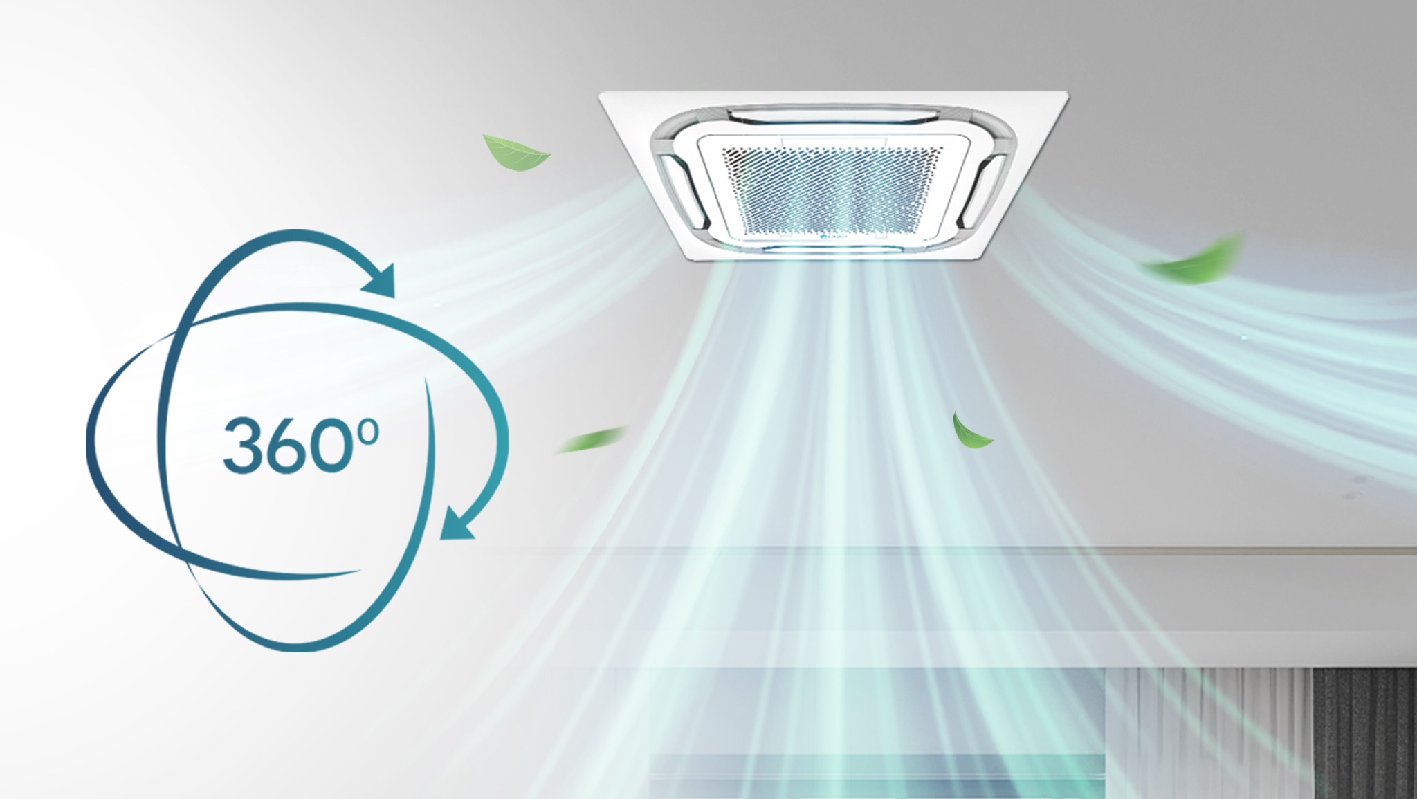 Tối ưu hiệu suất làm mát với điều hòa âm trần Casper 1 chiều CC-48FS35