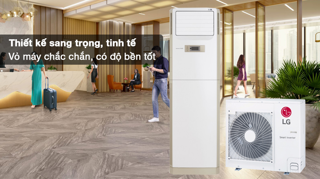 Khám phá điều hòa cây 24000btu LG V24PAC và Gree GVC24AM-K6NNC7B nên lựa  chọn model nào? 