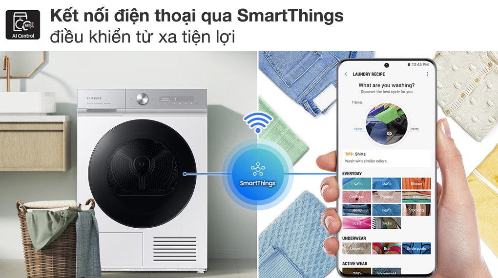 Đẳng cấp sấy khô cùng máy sấy quần áo Samsung 9kg DV90BB9440GHSV - Công nghệ Heatpump tiên tiến