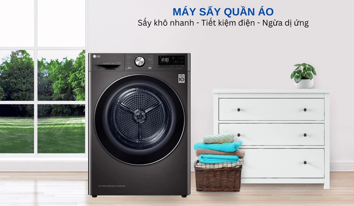 Tìm hiểu 3 chiếc máy sấy quần áo LG inverter giá rẻ được bán chạy nhất hiện nay 