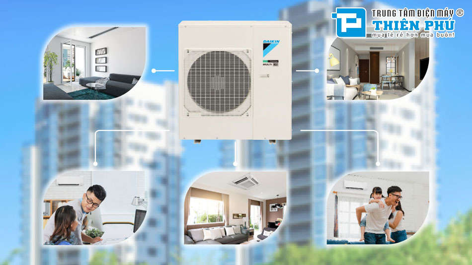 Điều hòa multi Daikin 1 chiều 4MKM80RVMV lựa chọn hoàn hảo cho công trình của bạn