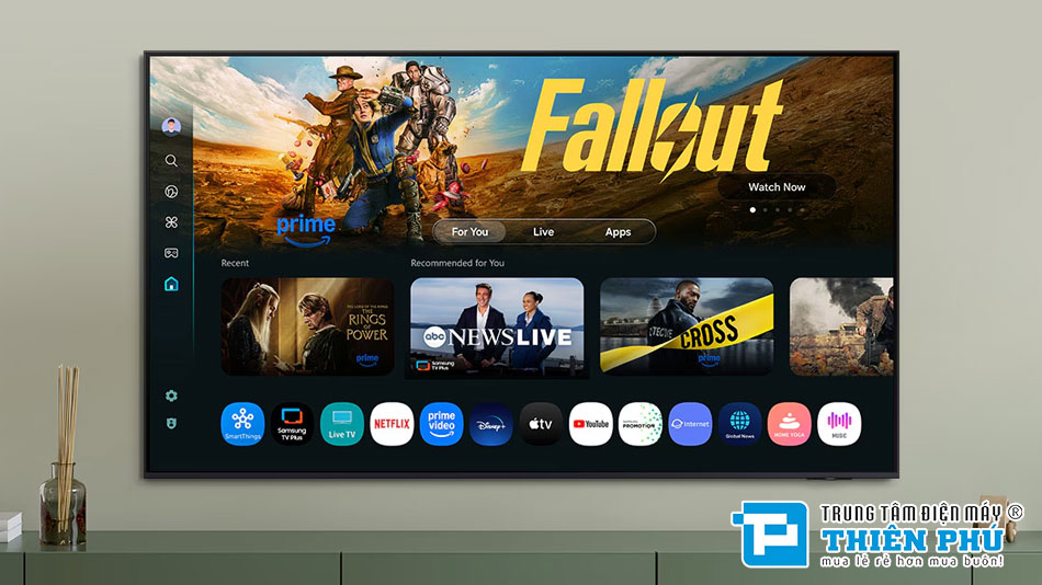 Khám phá smart tivi Samsung 75 inch QA75Q7F5AKXXV – Siêu phẩm AI Q4 định nghĩa giải trí thông minh