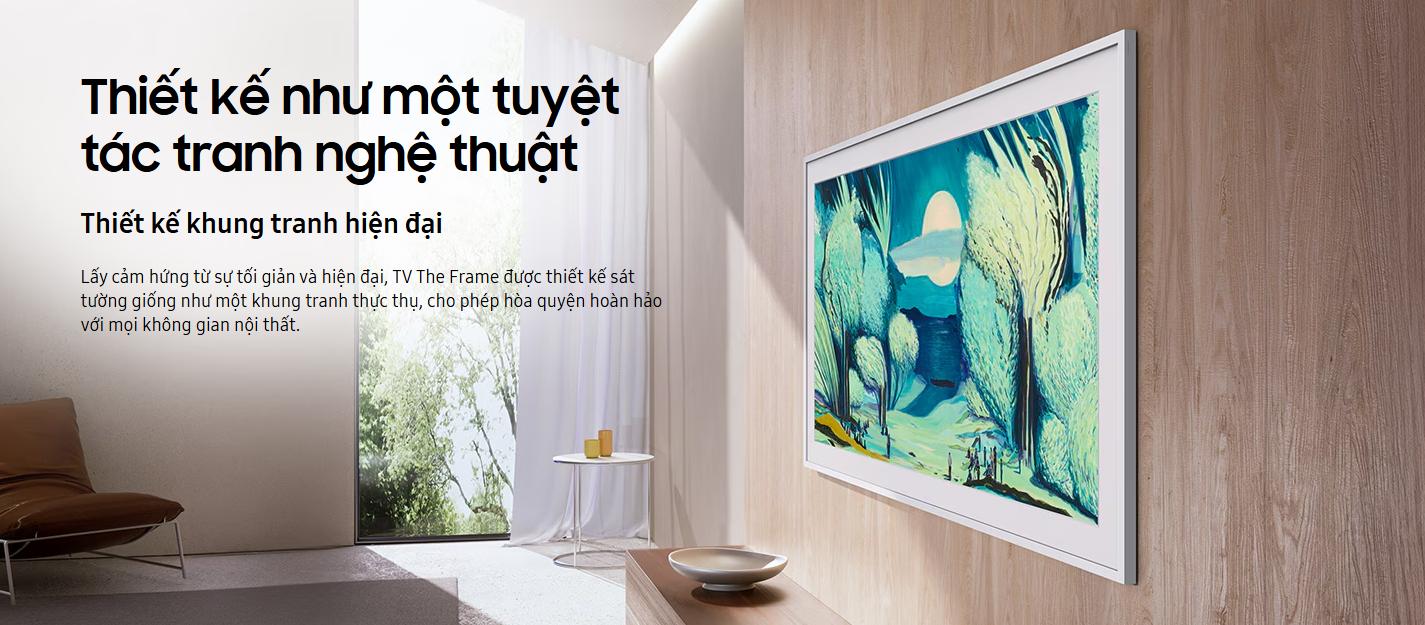 Smart tivi Samsung 65 inch QA65LS03FAKXXV – Tivi khung tranh 65 inch tái hiện không gian nghệ thuật