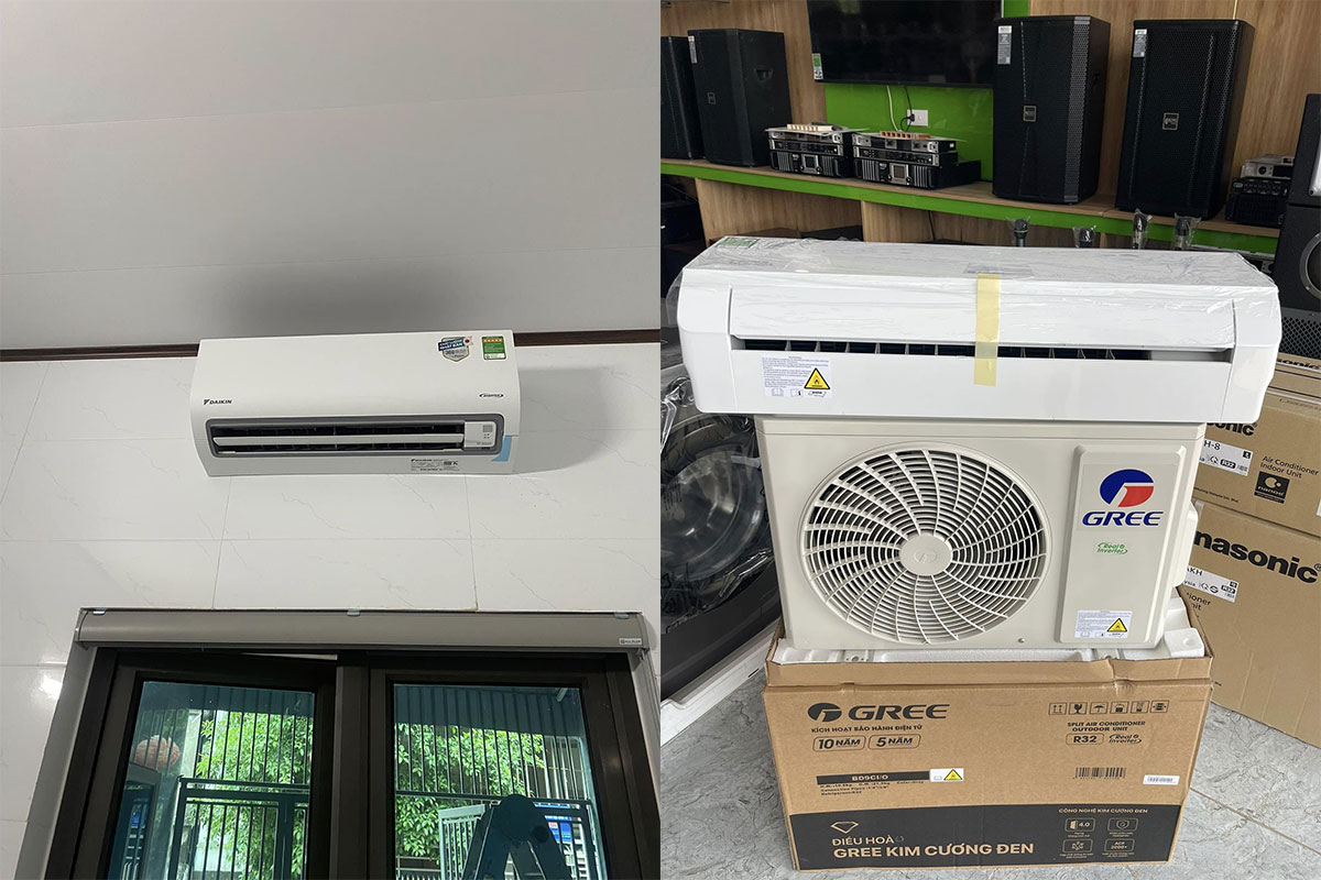 So sánh chất lượng giữa điều hòa Daikin FTKB25ZVMV và điều hòa Gree BD9CI