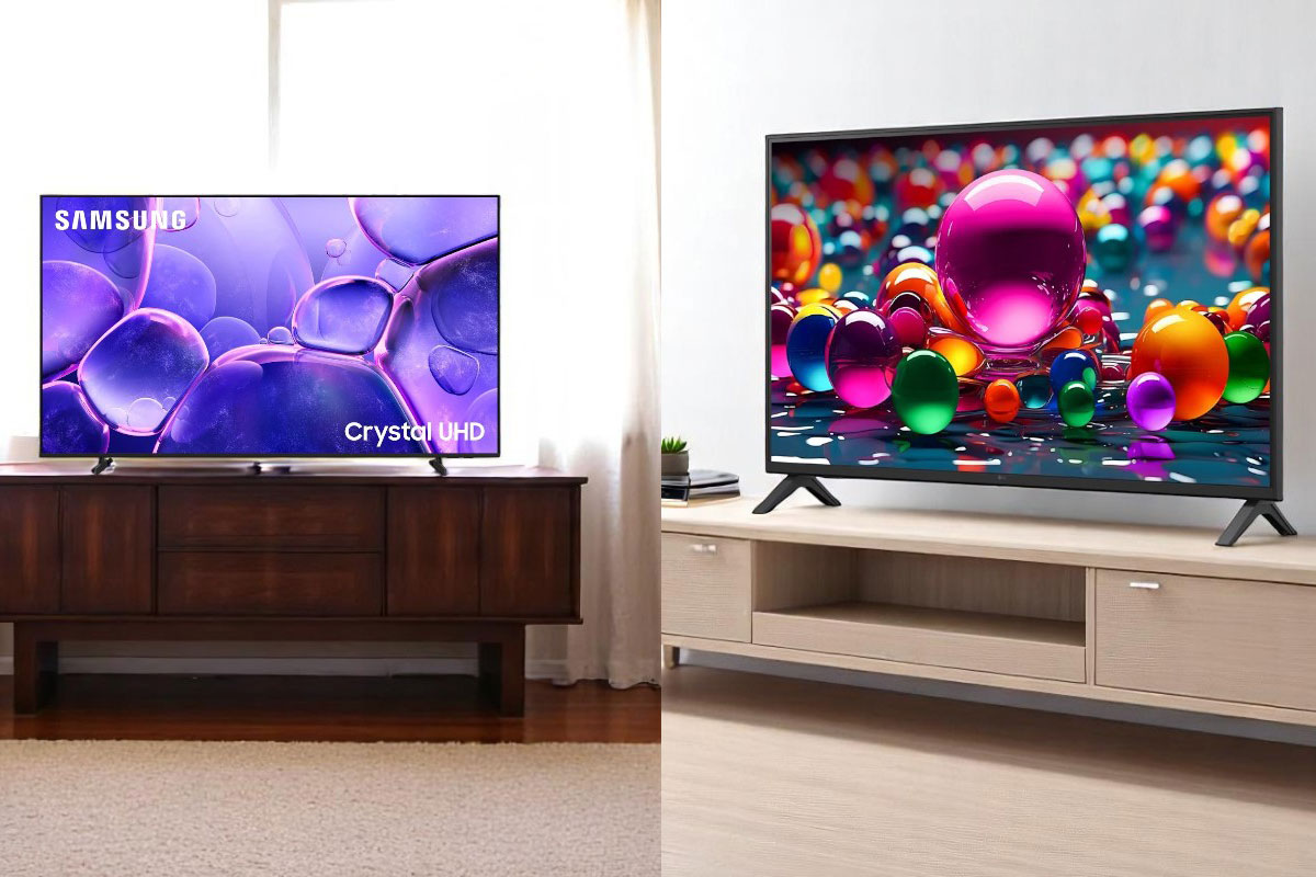 So sánh tivi Samsung UA43U8500F và LG 43UA8450PSA cùng phân khúc dưới 10 triệu