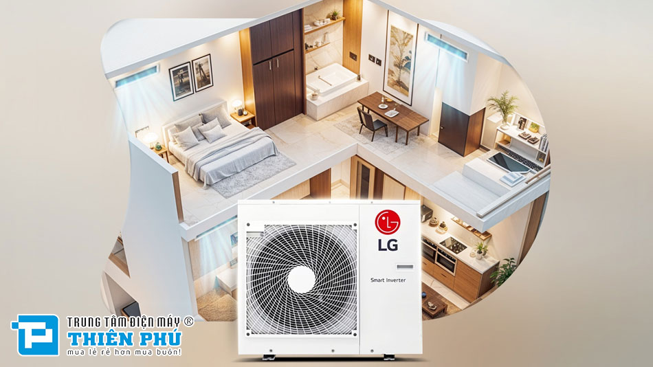 Giới thiệu tổng quan về hệ thống điều hòa trung tâm LG ARUV040GSD5