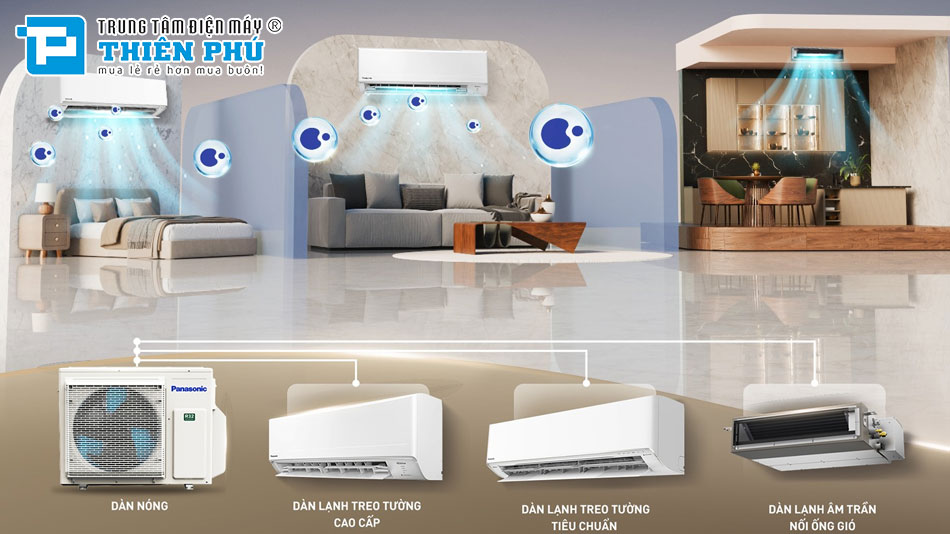 Điều hòa trung tâm Panasonic 2 chiều U-5LE2H4 - Lựa chọn hoàn hảo cho mọi công trình