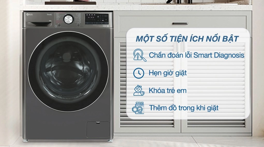 Đánh giá chi tiết về máy giặt LG cửa ngang 10Kg FV1410S4B giá rẻ chất lượng có tốt không? 
