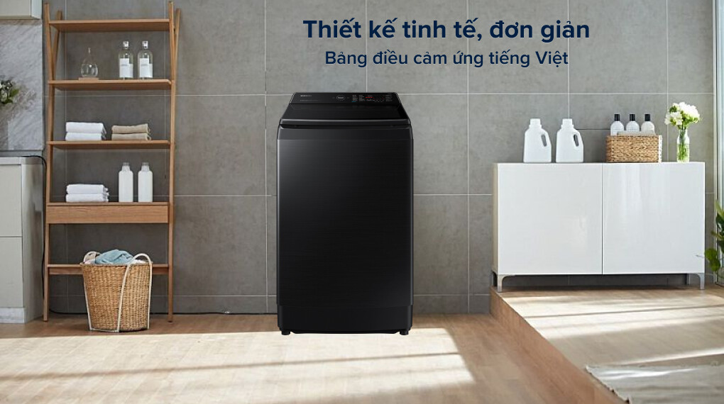 Review máy giặt Samsung cửa trên 12Kg WA12CG5886BV/SV - Có đáng mua năm 2025