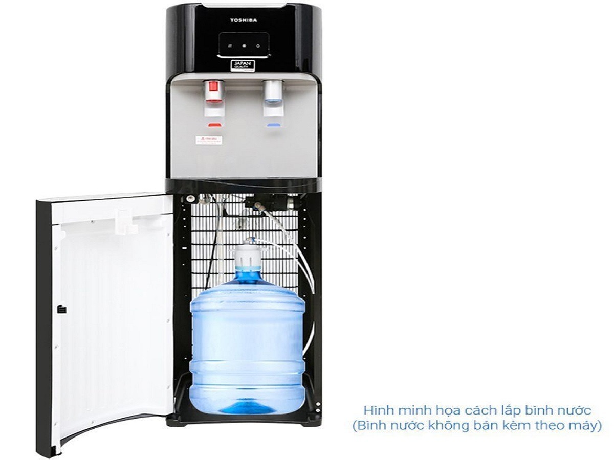 Khám phá thiết kế và công nghệ trong cây nước nóng lạnh 2 vòi Toshiba RWF-W1664TV(K1)