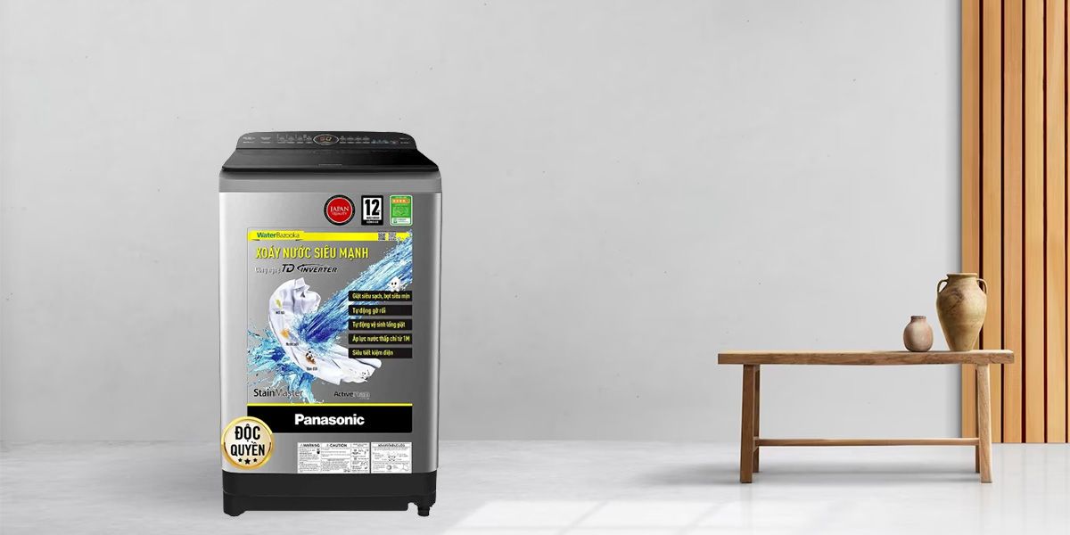 Máy giặt Panasonic inverter NA-FD10XR1LV giải pháp giặt giũ thông minh, tiết kiệm cho gia đình hiện đại