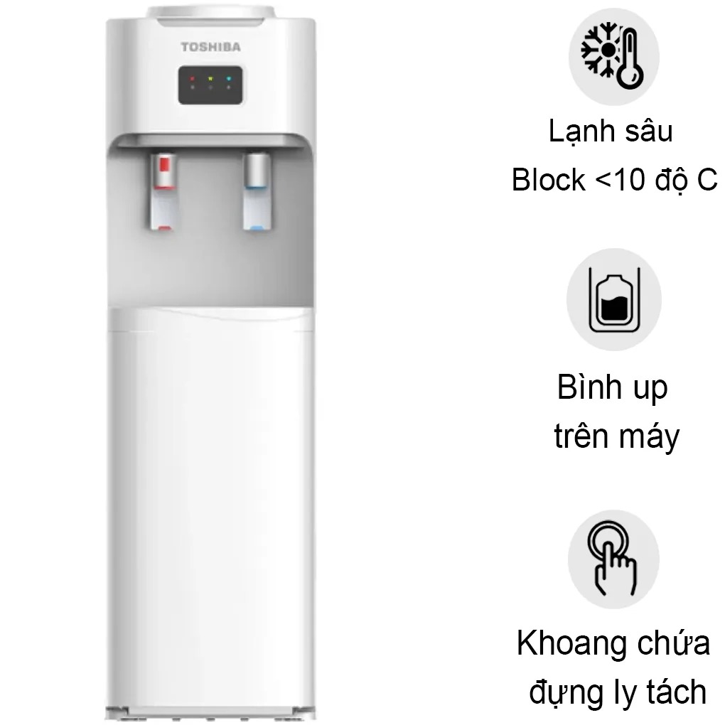 Tiện ích tối ưu cùng cây nước nóng lạnh Toshiba 2 vòi RWF-W1664TV (W1) chuẩn mực mới trong cung cấp nước sạch