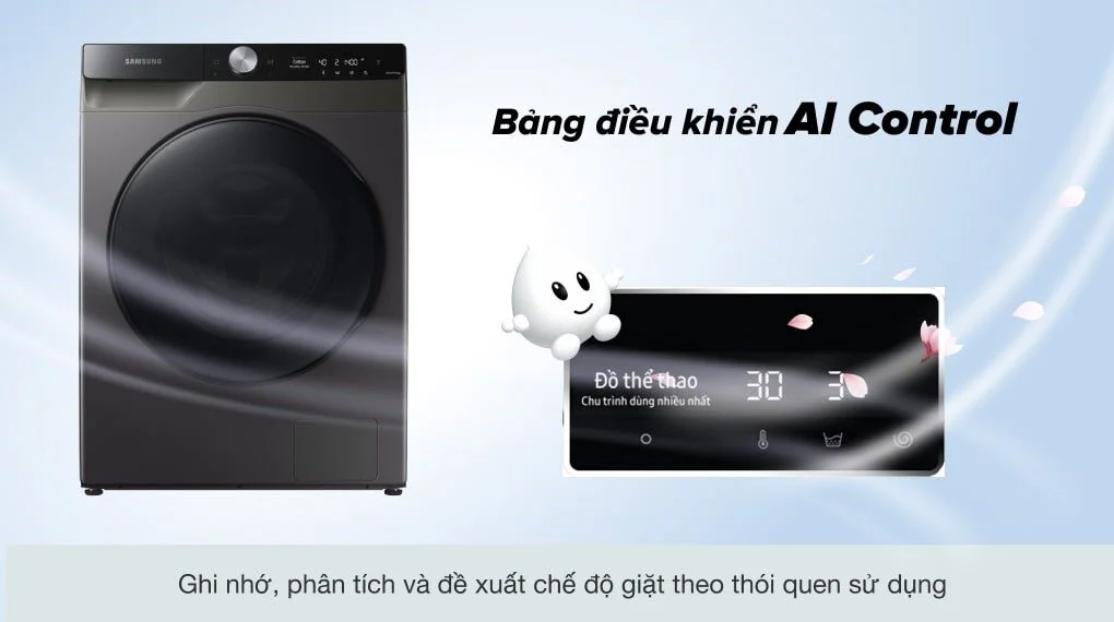 Máy giặt Samsung 10Kg WW10TP44DSB/SV - Bước tiến công nghệ, thiết kế hiện đại 