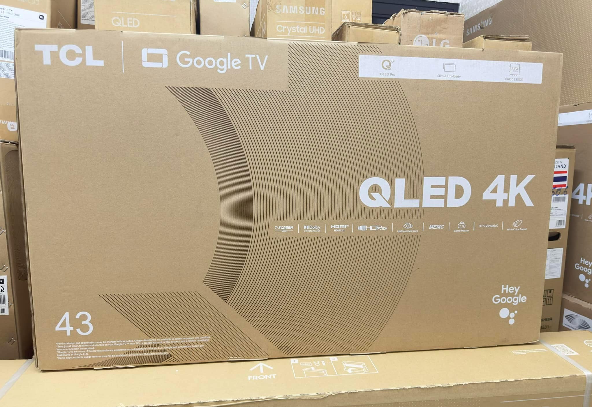 Google Tivi TCL 43 inch 4K 43C655, mẫu tivi QLED hình ảnh cực chất nhưng giá siêu rẻ
