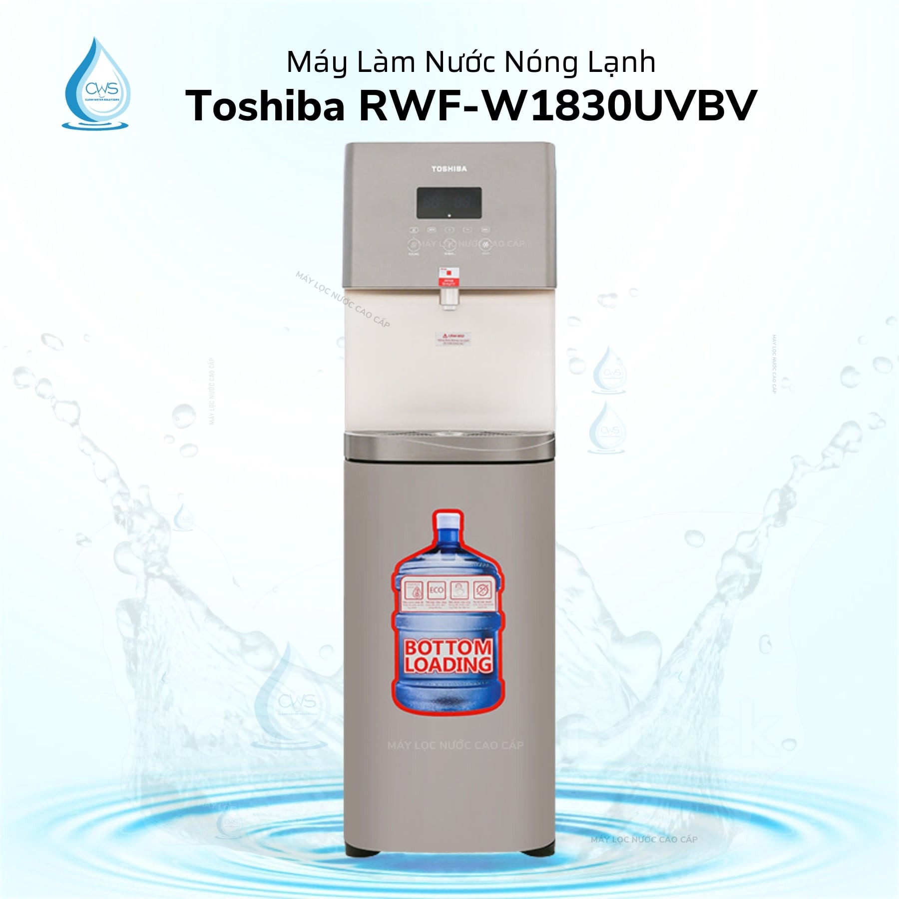 Cây nước nóng lạnh Toshiba 1 vòi RWF-W1830UVBV (T) biểu tượng của phong cách hiện đại và hiệu suất ưu việt