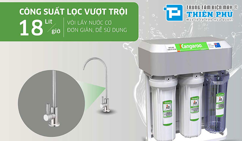 Máy Lọc Nước Kangaroo Hydrogen KGHP10K3 10 Lõi