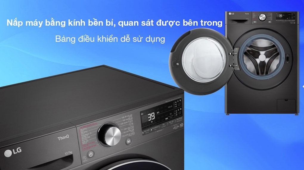 Máy giặt LG 9Kg FV1409S4M và LG FB1209S6M - Cùng tìm hiểu máy giặt 9kg LG nào đáng tiền hơn!