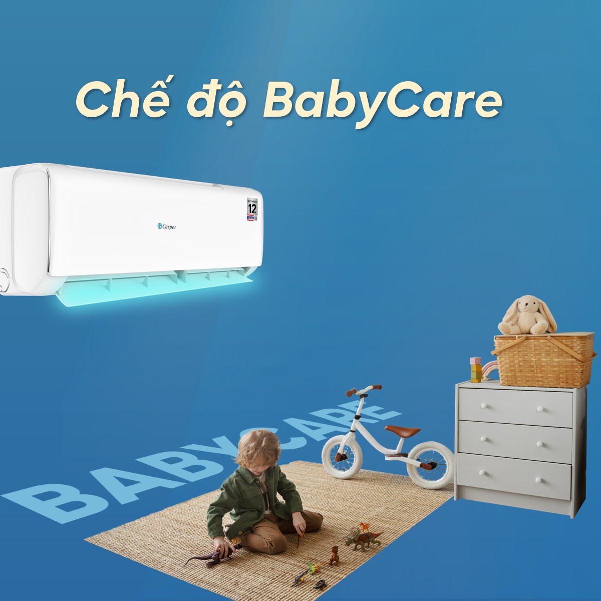 Những lý do điều hòa Casper 12000btu 1 chiều JC-12IU36 thu hút người dùng ở 2025